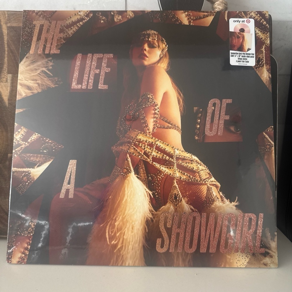 Taylor Swift target the life of a showgirl pink vinyl
